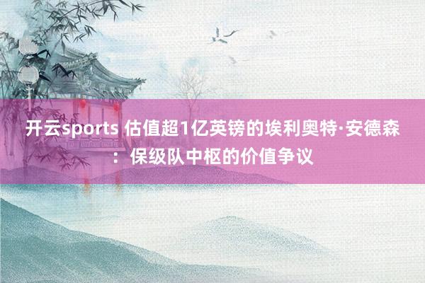 开云sports 估值超1亿英镑的埃利奥特·安德森：保级队中枢的价值争议